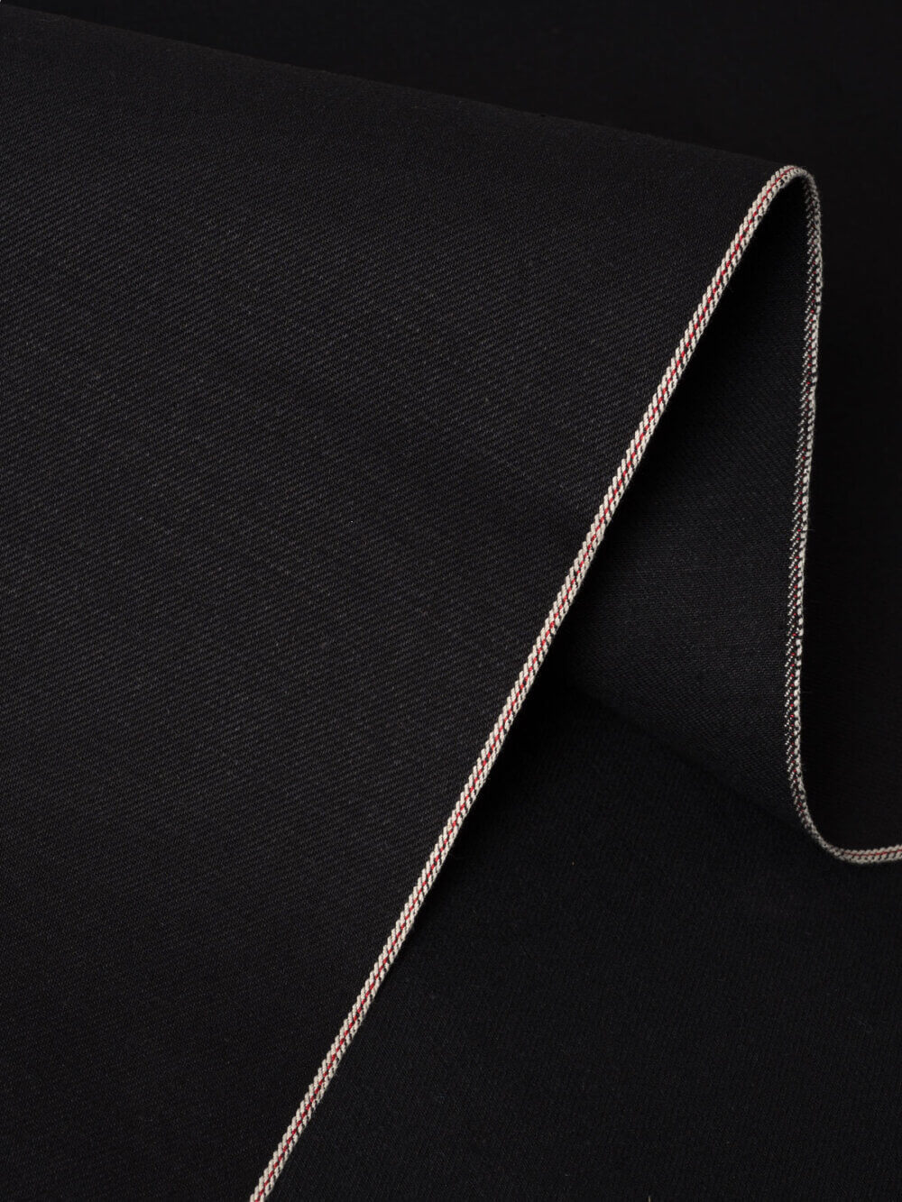 13.5oz Classic Black Selvedge Denim Shirt - Image 2