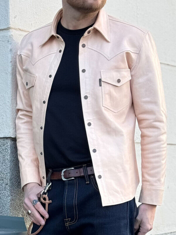 Full Grain Veg Tan Natural Leather - Shirt