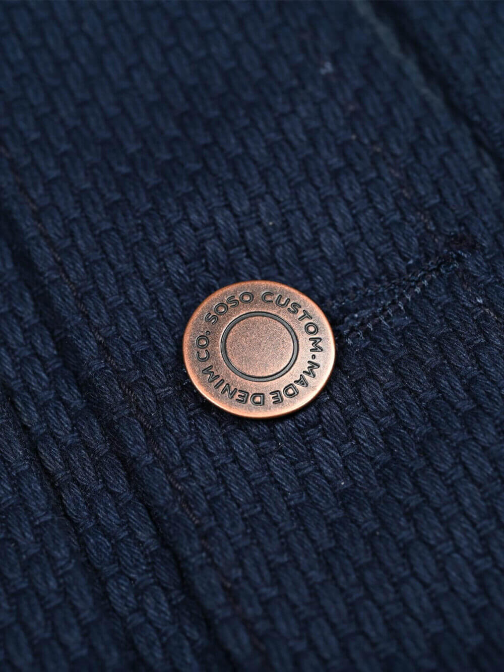 12oz Indigo Sashiko Denim Jacket - Image 9