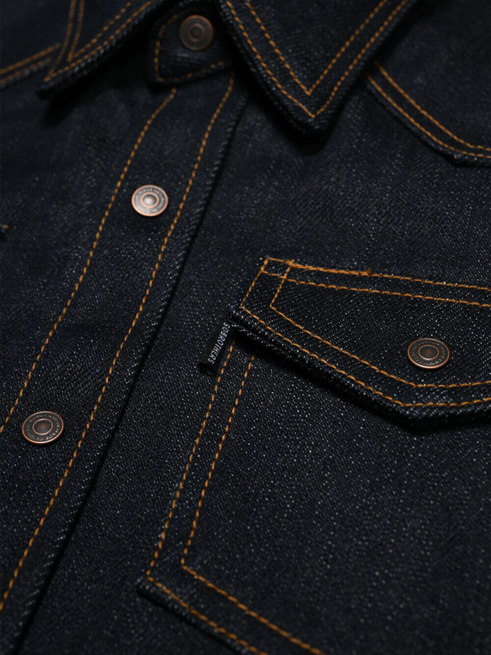 20oz Ghost Indigo Selvedge Denim Shirt - Image 6