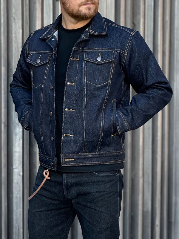 20oz Ghost Indigo Selvedge Denim Jacket