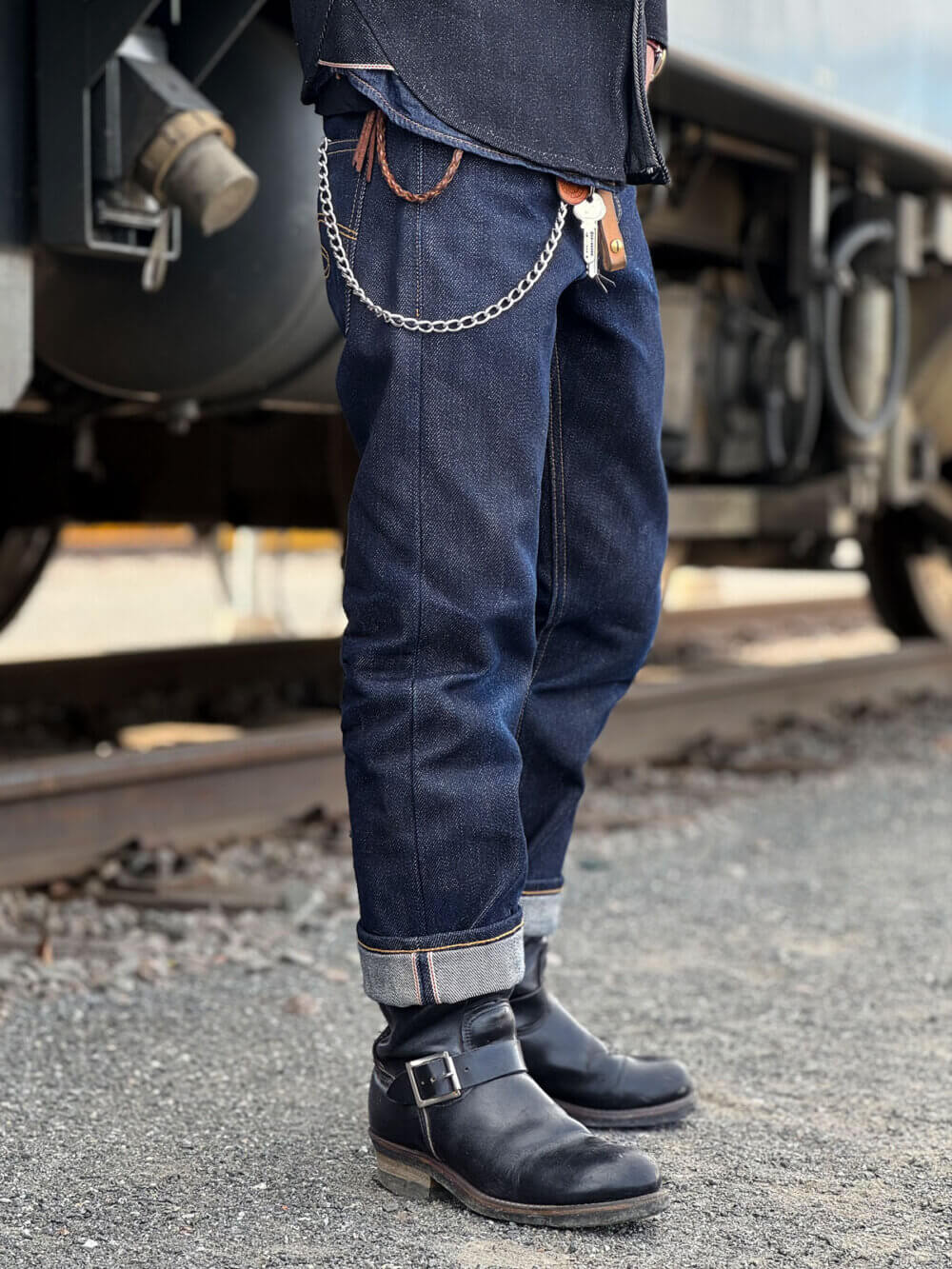 20oz Ghost Indigo Selvedge Denim Jeans - Image 5