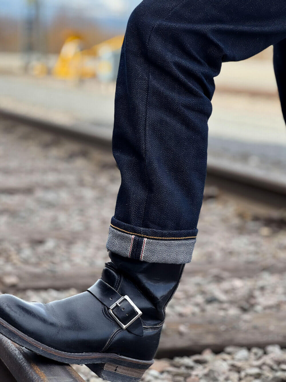 20oz Ghost Indigo Selvedge Denim Jeans - Image 6