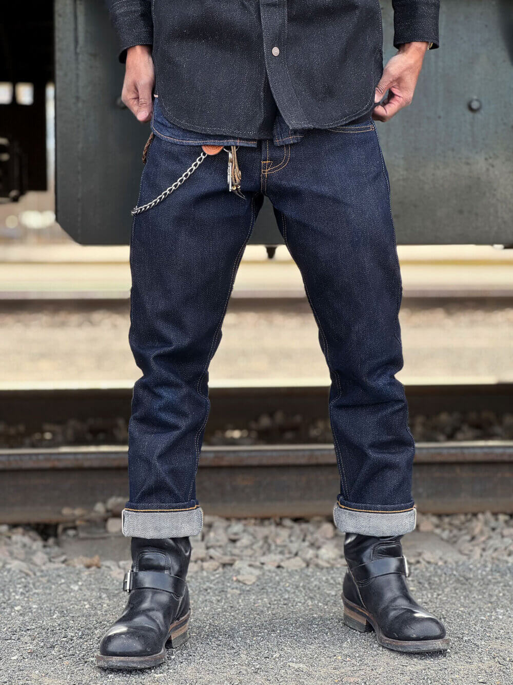 20oz Ghost Indigo Selvedge Denim Jeans