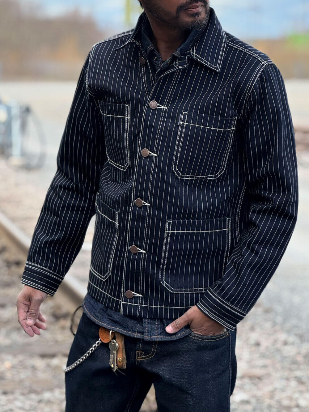 The Railroad Wabash Selvedge Denim Jacket