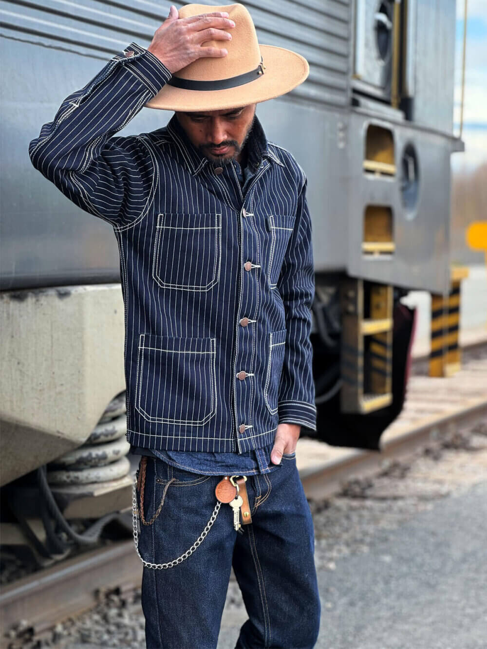 The Railroad Wabash Selvedge Denim Jacket - Image 3