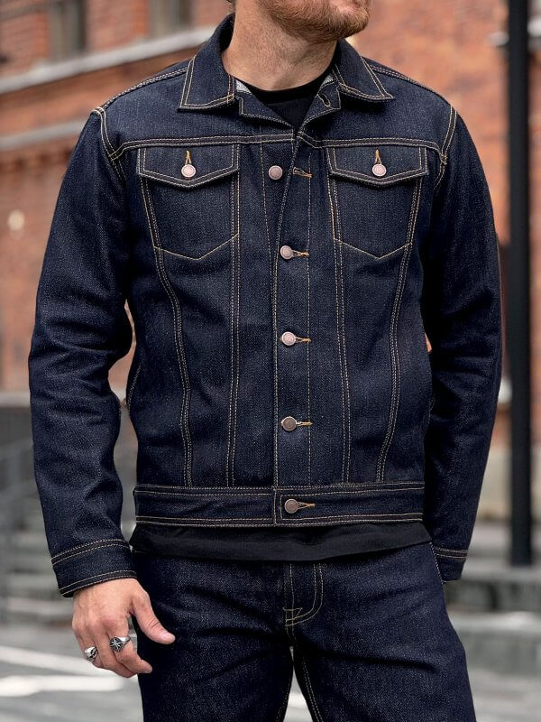 20oz Ghost Indigo Selvedge Denim Jacket