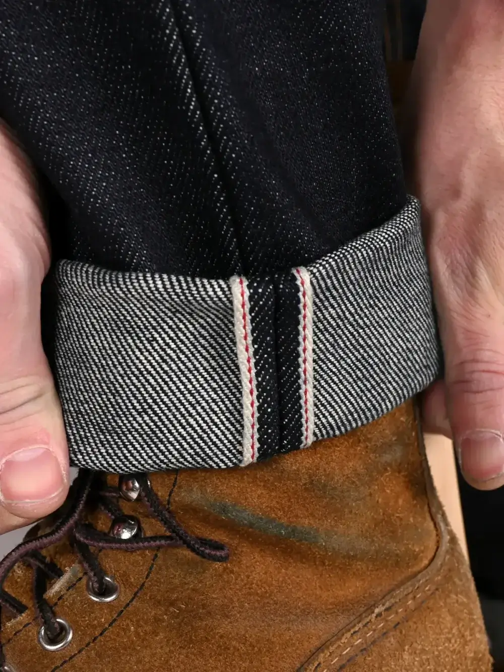 25oz Ghost Indigo Selvedge Denim Jeans - Image 5