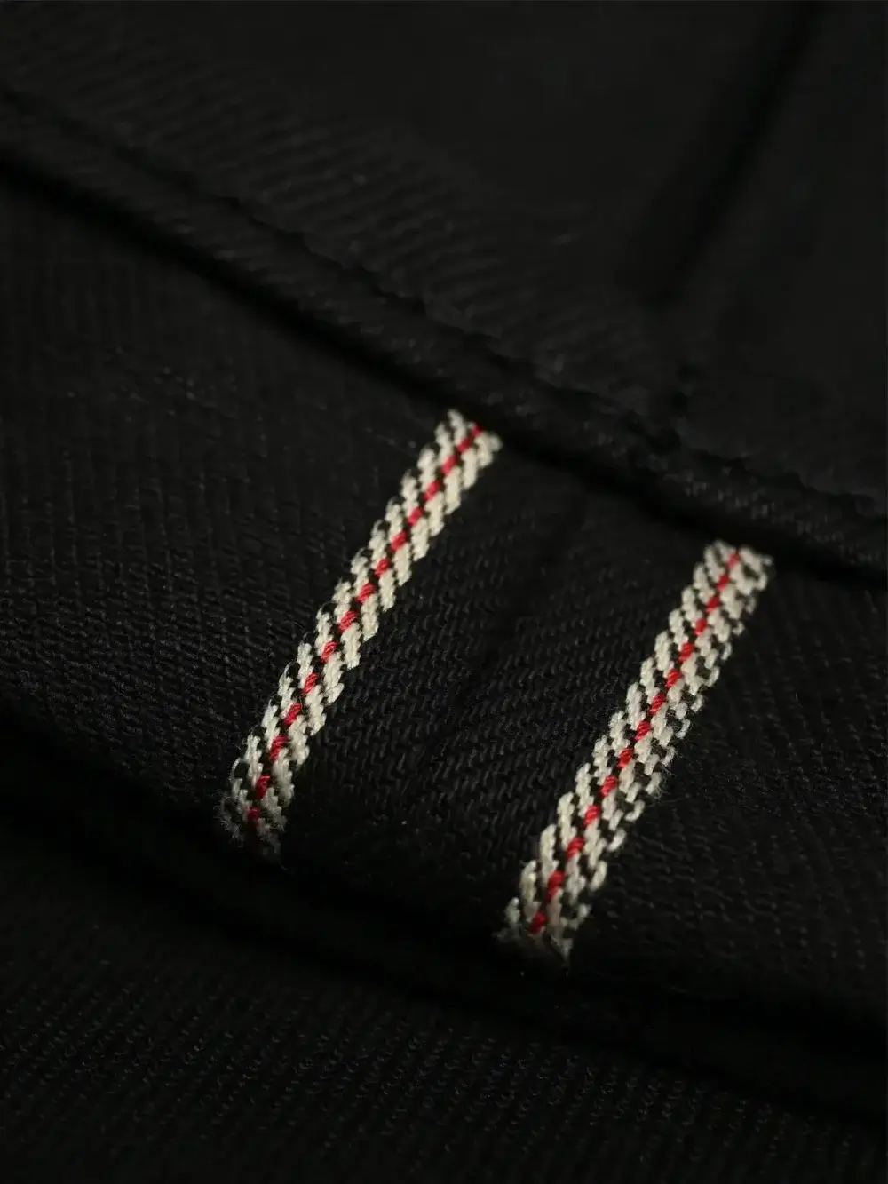 13.5oz Classic Black Selvedge Denim Jeans - Image 8