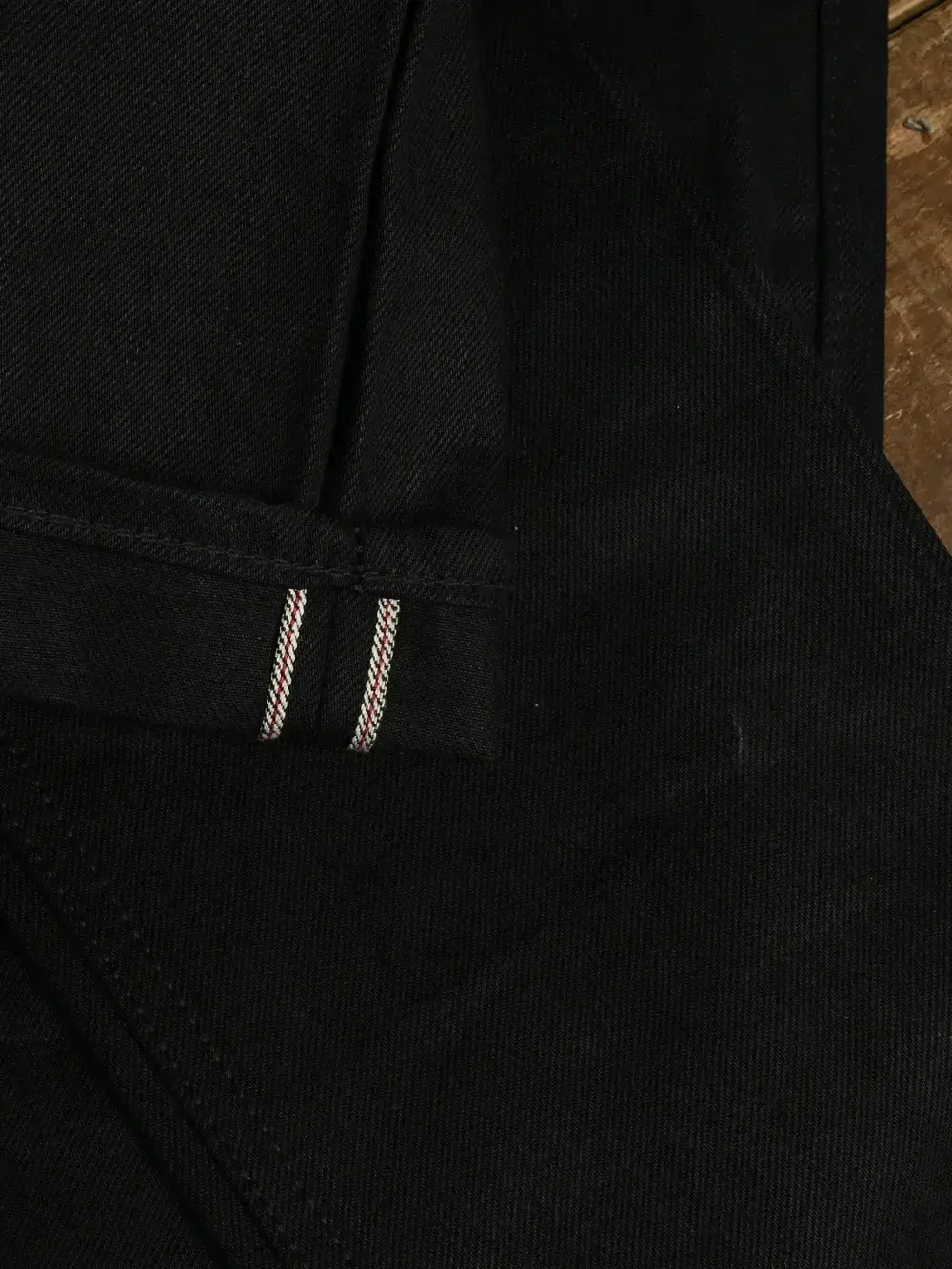 13.5oz Classic Black Selvedge Denim Jeans - Image 10