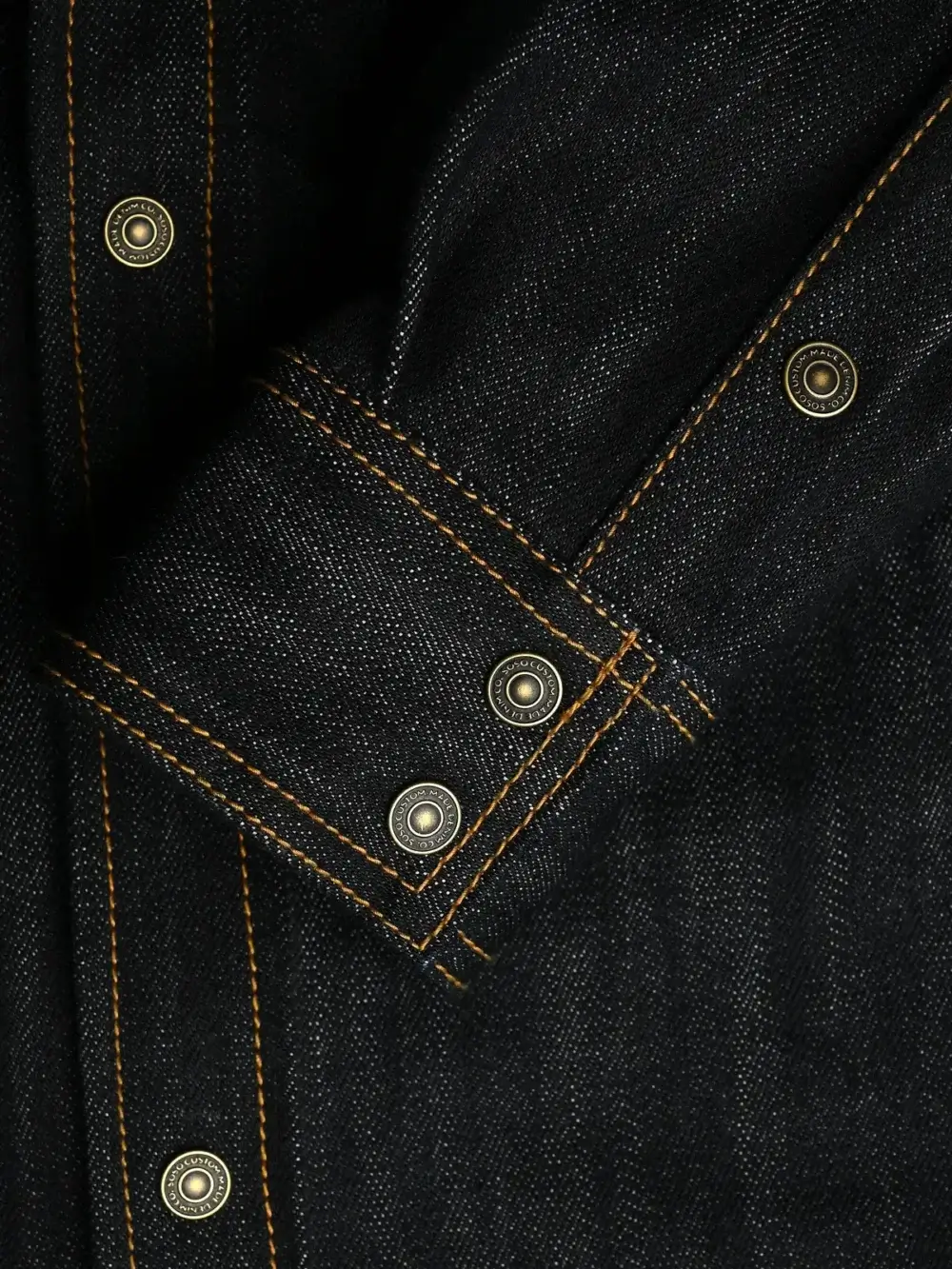 17oz Classic Indigo Selvedge Denim Shirt - Image 8