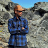 13.5oz Heavyweight Flannel Ombré Herringbone Shirt - Blue - Image 7