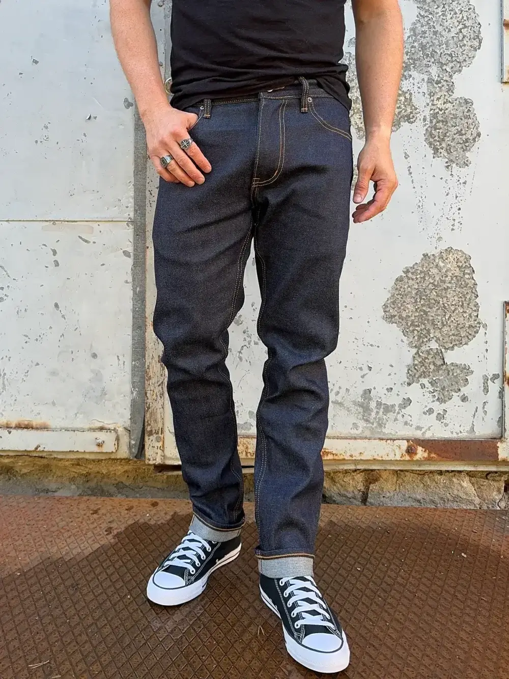 11oz Indigo Stretch Selvedge Denim Jeans