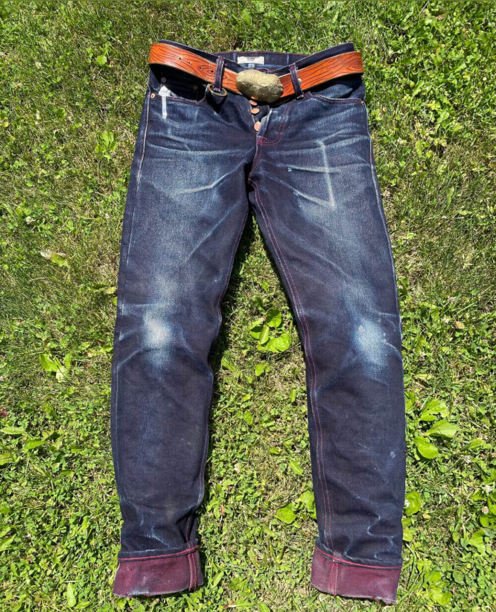 22oz Red Weft Selvedge Denim Jeans - Image 9