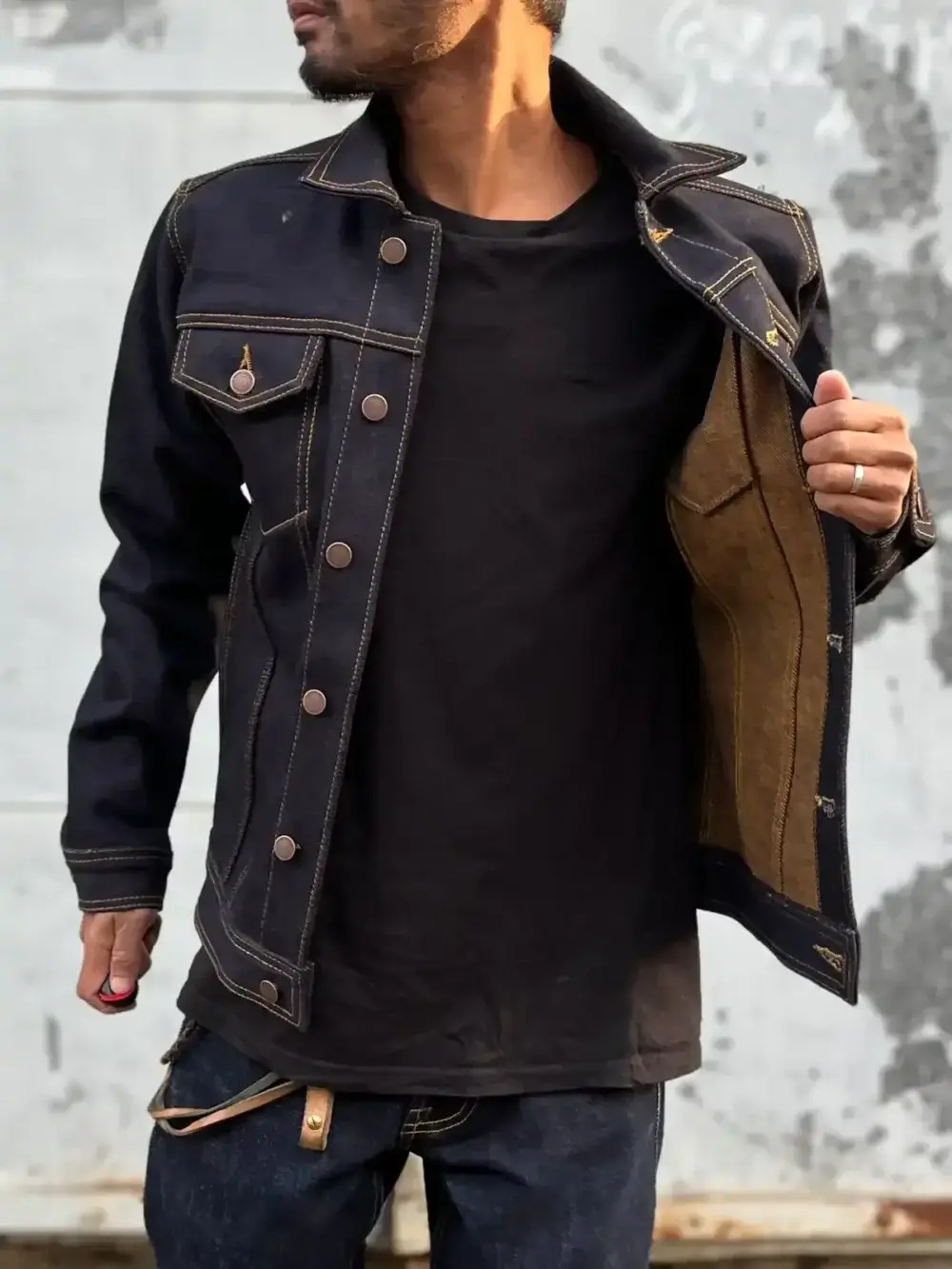22oz Copper Weft Selvedge Denim Jacket