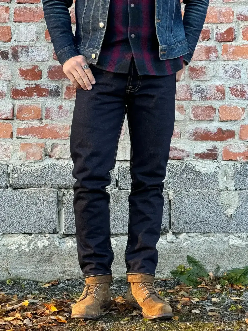 22oz Copper Weft Selvedge Denim Jeans