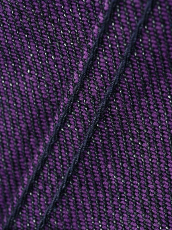 22oz Purple Weft Selvedge Denim Jacket - Image 10