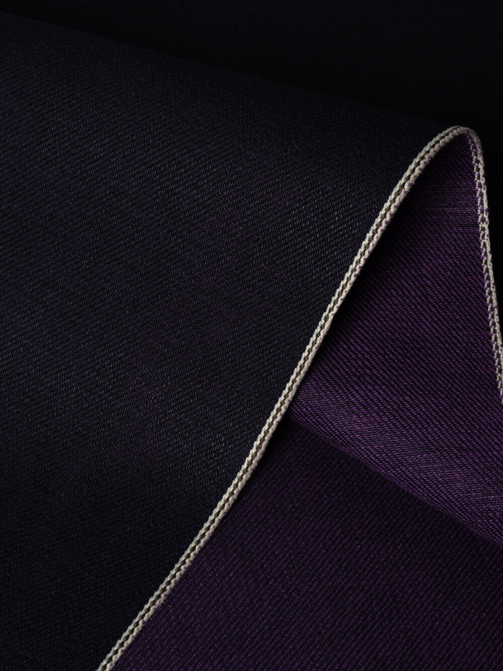 22oz Purple Weft Selvedge Denim Jeans - Image 2