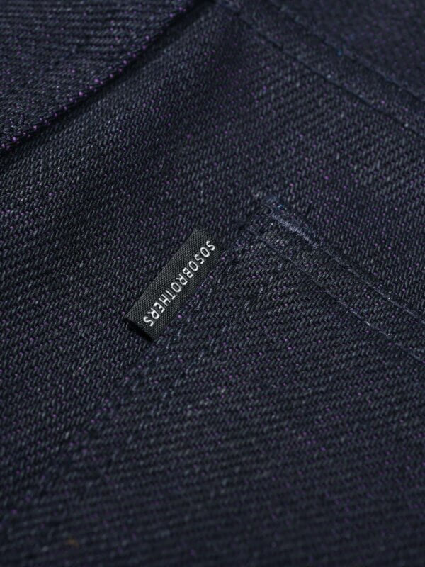 22oz Purple Weft Selvedge Denim Jeans - Image 5