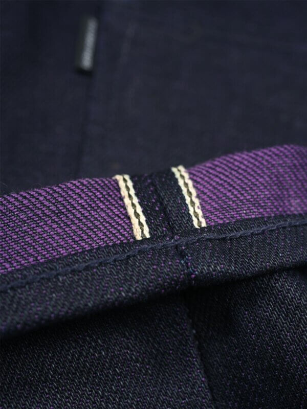 22oz Purple Weft Selvedge Denim Jeans - Image 6