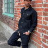 20oz Ghost Black Selvedge Denim Jacket - Image 8