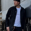 20oz Ghost Black Selvedge Denim Jacket - Image 4