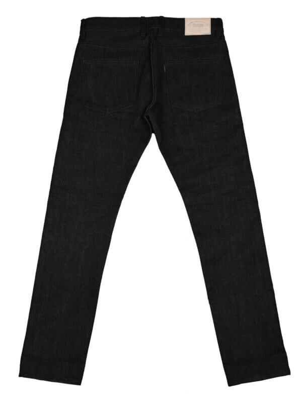 20oz Ghost Black Selvedge Denim Jeans - Image 4