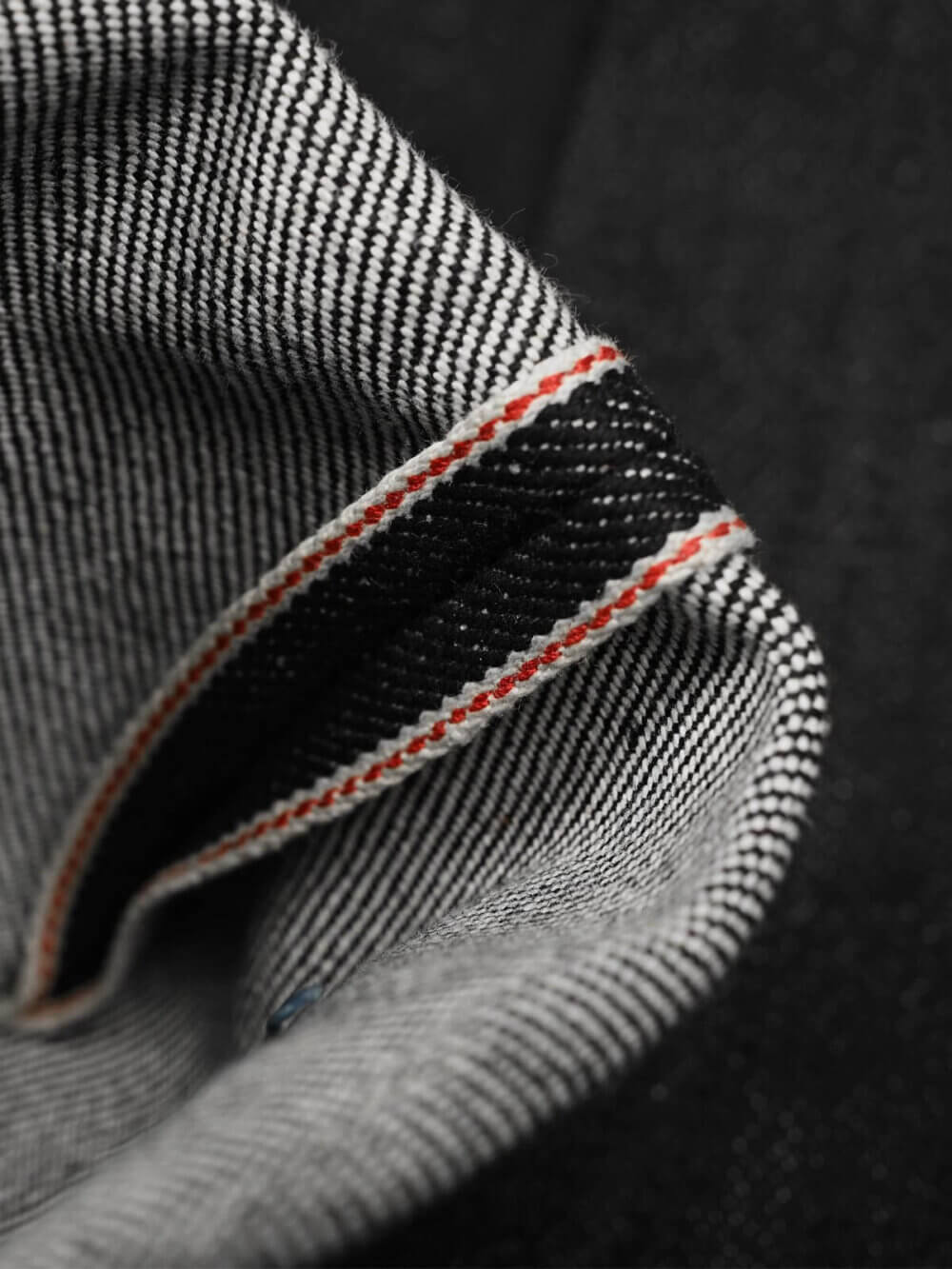 20oz Ghost Black Selvedge Denim Jeans - Image 16