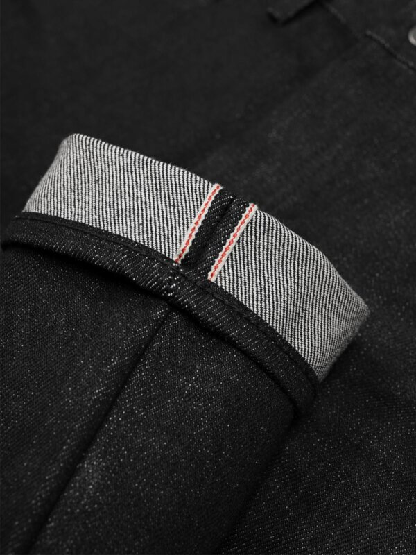 20oz Ghost Black Selvedge Denim Jeans - Image 15