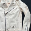 Full Grain Veg Tan Natural Leather - Jacket - Image 2