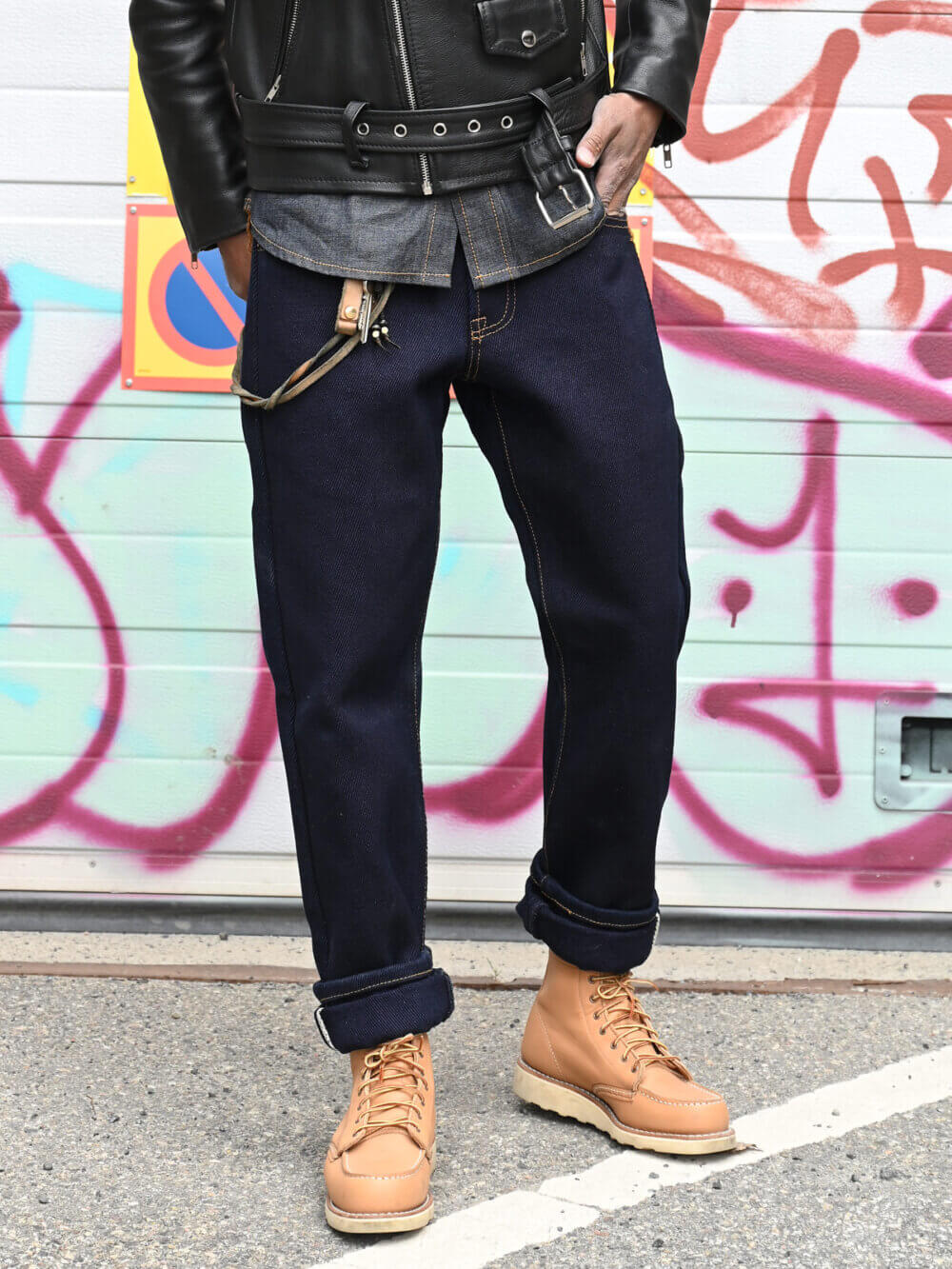 33oz Double Indigo Selvedge Denim “TBOL” Jeans - Image 5