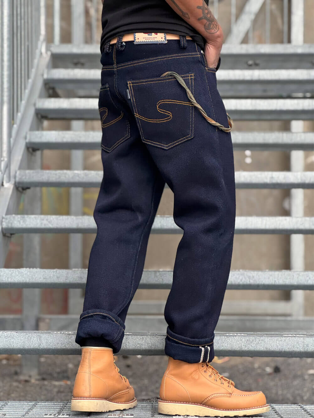 33oz Double Indigo Selvedge Denim “TBOL” Jeans