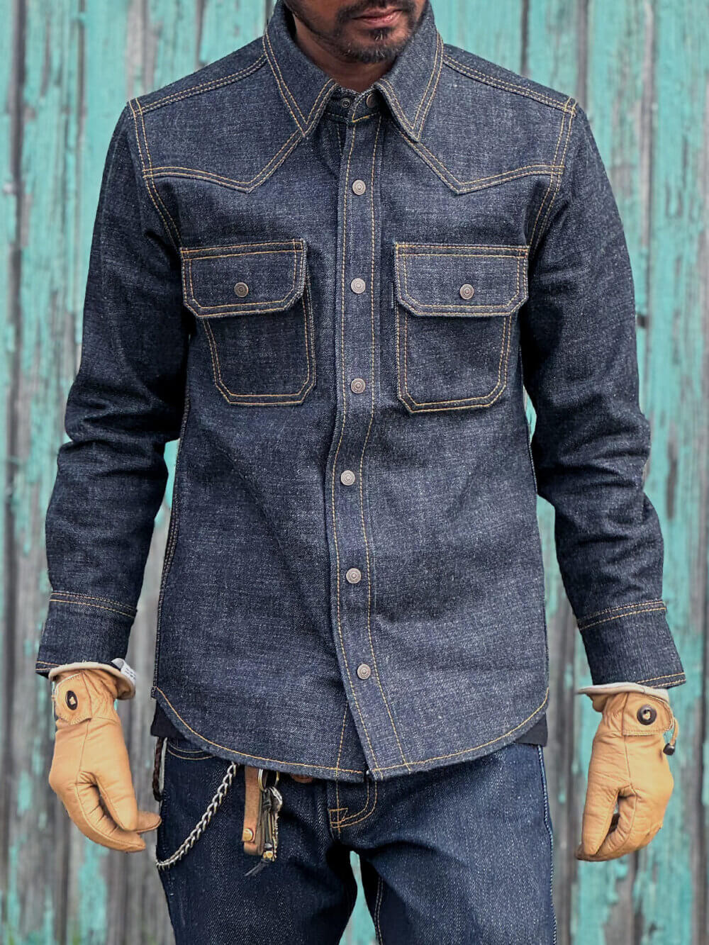 15oz Heritage Selvedge Denim Shirt