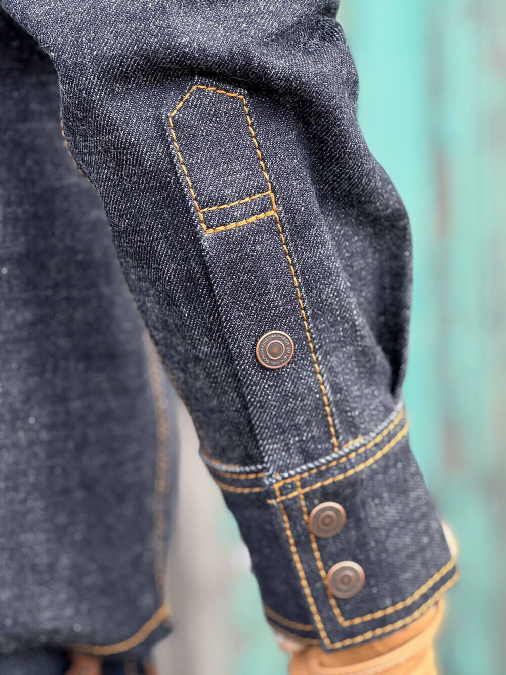 15oz Heritage Selvedge Denim Shirt - Image 4