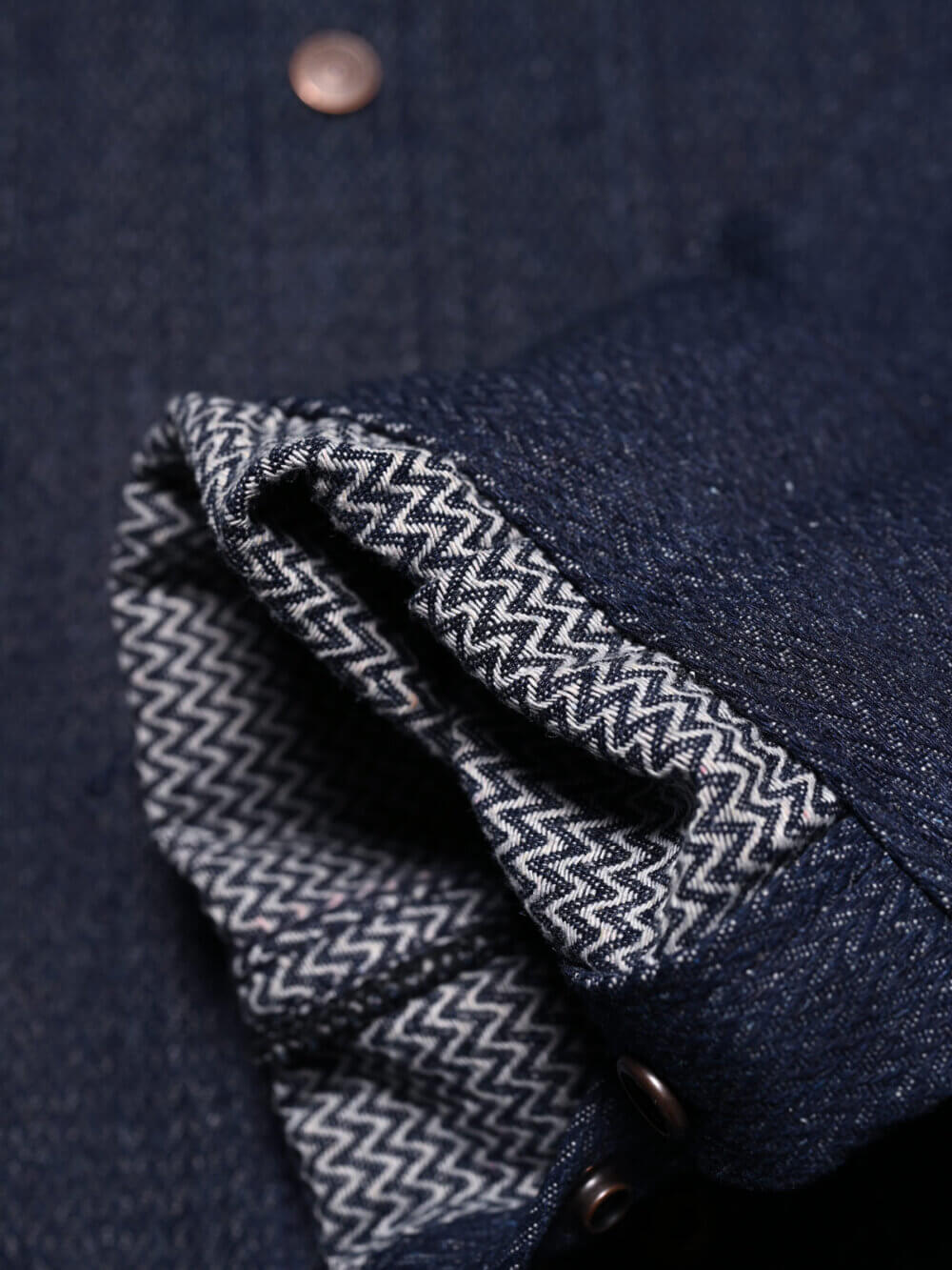 9.5oz Herringbone Denim Shirt - Image 7