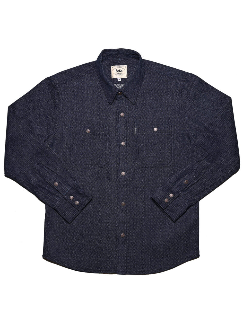 9.5oz Herringbone Denim Shirt - Image 6